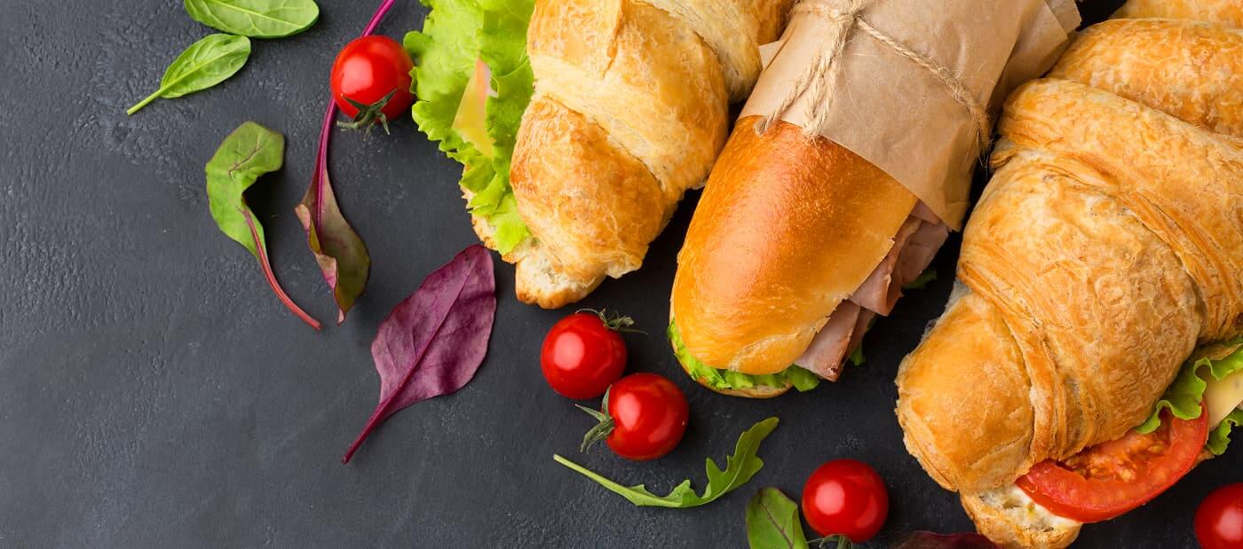 Assortment of sandwiches